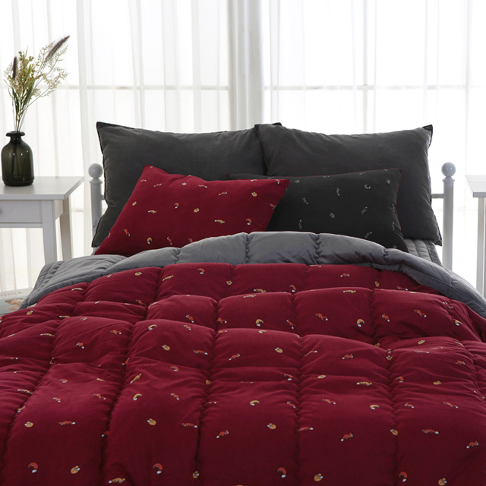 지베딩 꼬마여우 나노화이바 밍크극세사 이불 풀세트 42,340원