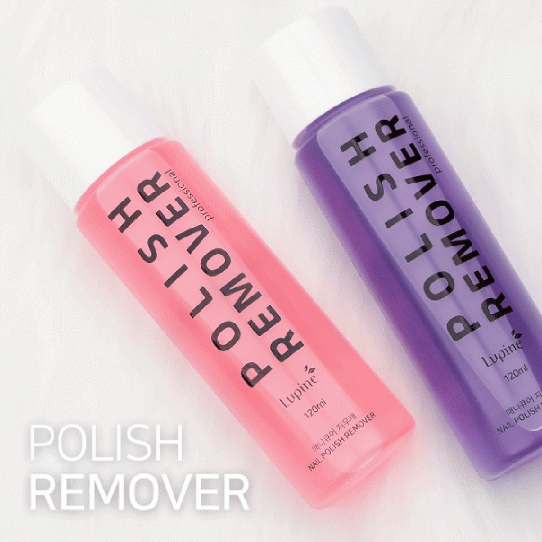 루핀 네일 폴리쉬 리무버 120ml / (택1) 매니큐어 지울때 저자극 아세톤 2,000원