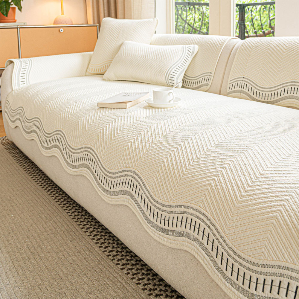 지앤와이 코튼 쉐브론 웨이브 미끄럼방지 소파패드 55,680원