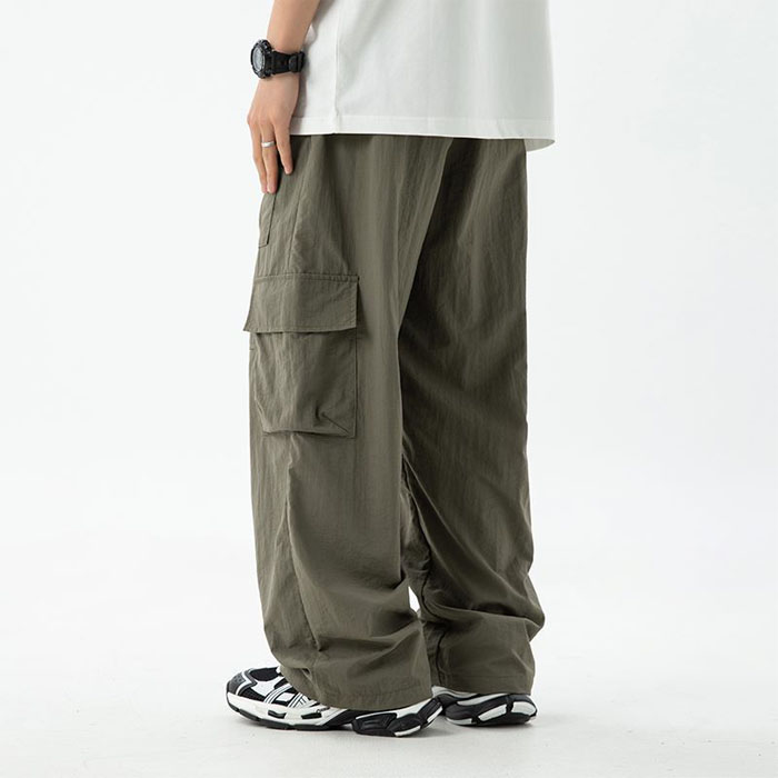 UPPERCUT 남성 테슬론 앞포켓 와이드 카고 팬츠 고프코어 빅사이즈 24,900원