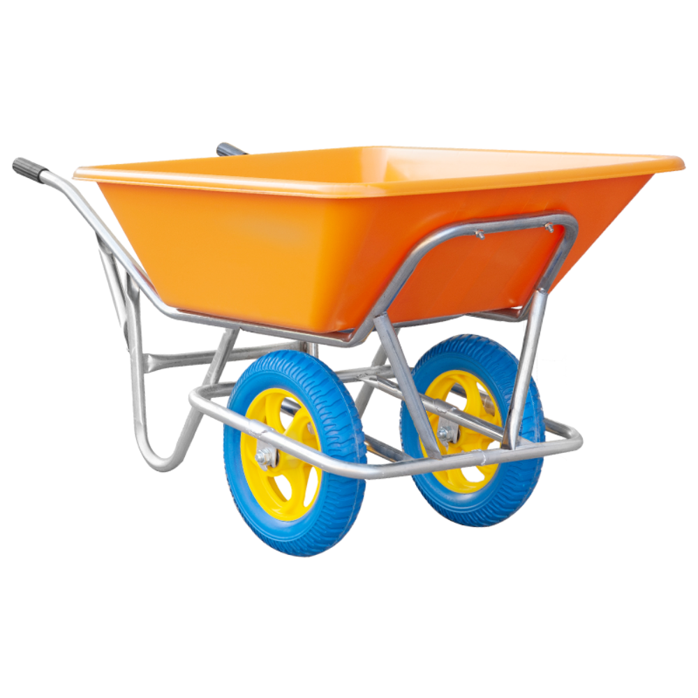 티렉스 카트 구르마 구루마 접이식 핸드카 사각 수레 이륜차 2단 원형, 이륜차(노랑) 통고무바퀴(13인치), 1개 120,600원