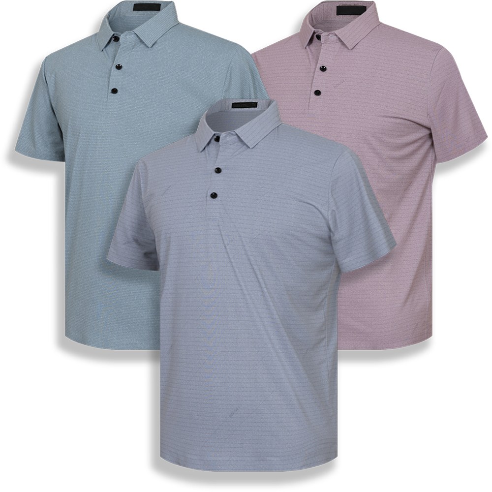 스트라이프 아이스 쿨론 카라넥 반팔 스판 티셔츠 골프웨어 쿨링 운동복 트레이닝 남자 남성 스포츠 27,800원