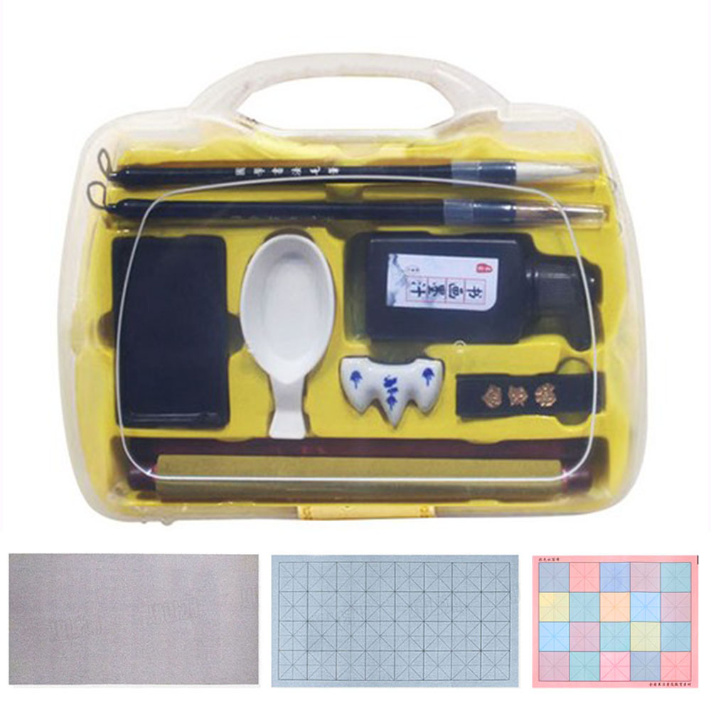 먹물로+물로 쓰는 칼라 서예 붓 종합 세트 14종 13,750원