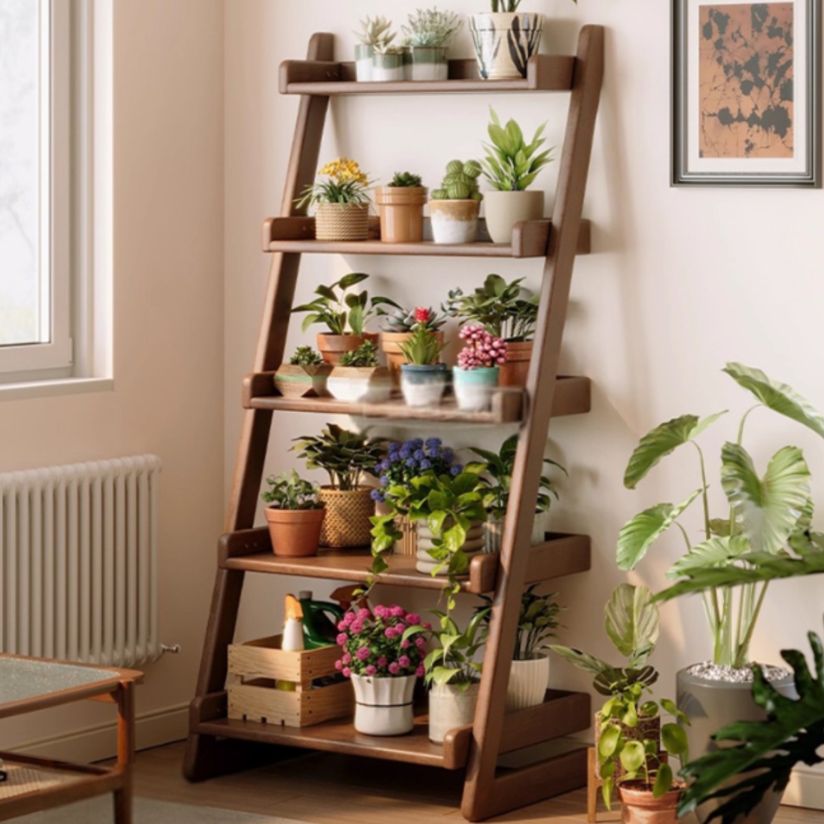 우드넥스 따뜻한 색상 원목 책꽂이 수납장 가구 거실 서재 책장 장식장 4단 5단 높이조절 199,000원