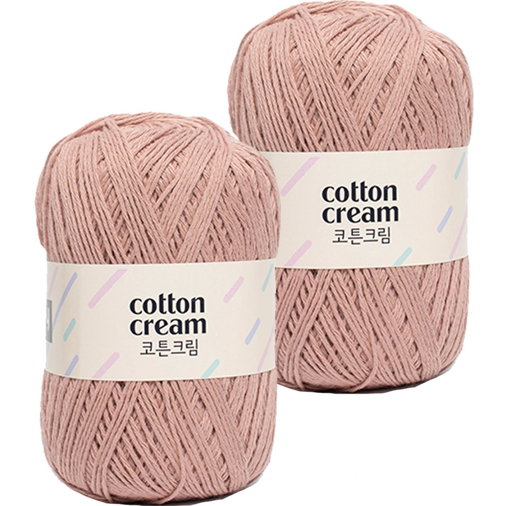 yarna 코튼크림 뜨개실 70g, 813 핑크베이지, 2개 9,500원