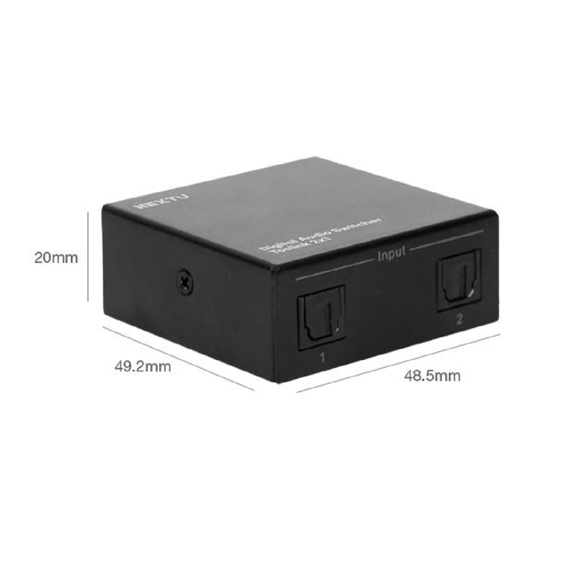 2대1 광 오디오 스위치 선택기 5.1채널 사운드 IR리모콘 스피커 노트북 PC 음향선택기 23,000원