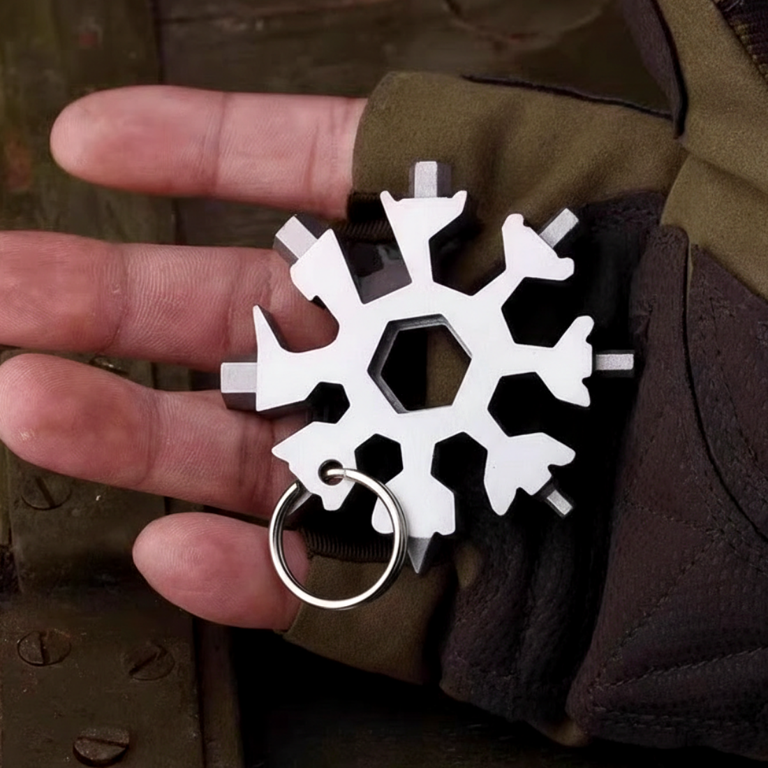 다용도 18in1 육각 팔각 렌치 열쇠고리형 만능 미니 멀티툴 2개 세트 8,500원