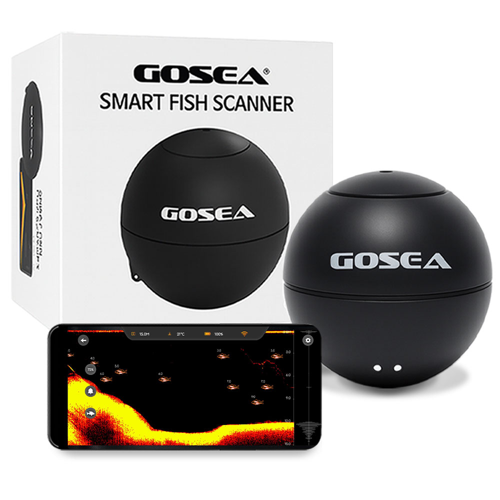 GOSEA 스마트 피쉬 스캐너 휴대용 어군탐지기 무선 어탐기, GSF-E01 149,800원