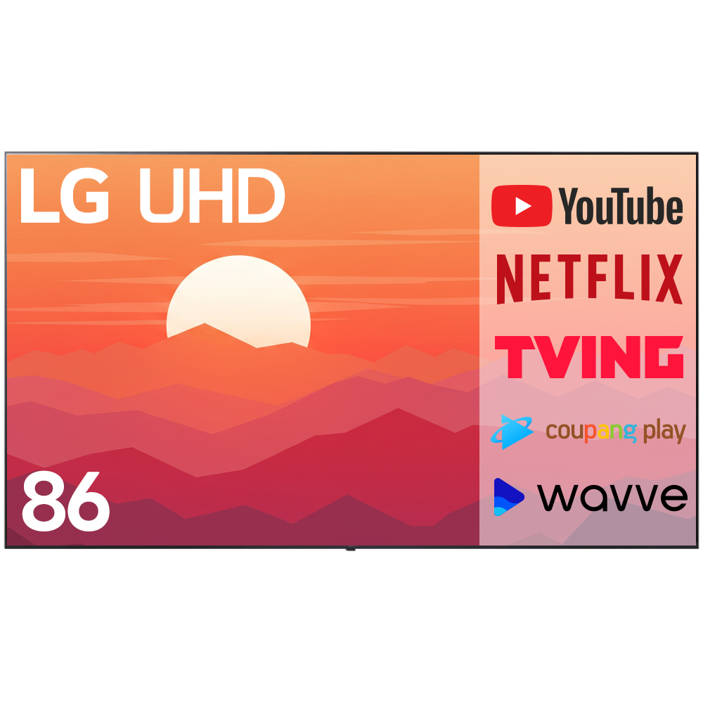 LG전자 울트라 HD UHD 4K 스마트 LED TV 슬림베젤 86인치 (218cm) 86UM8070 1,449,000원