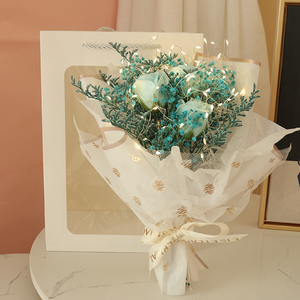 모리앤 프랑떼 안개프리저브드 조명비누 꽃다발, 블루 19,800원