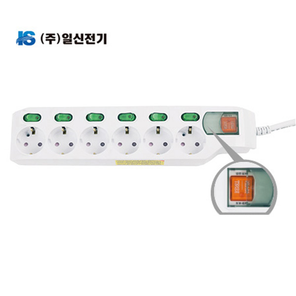 일신전기 멀티탭 개별스위치 6구 163,200원
