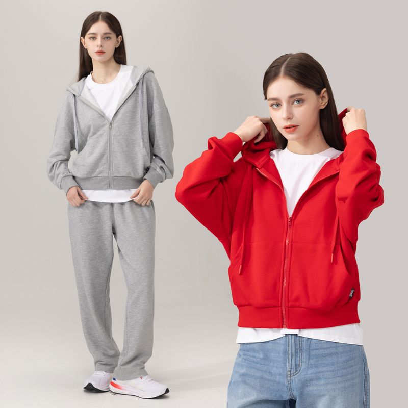 에버라스트 여성 미니쭈리 트레이닝 세트 후드집업+일자팬츠 59,800원