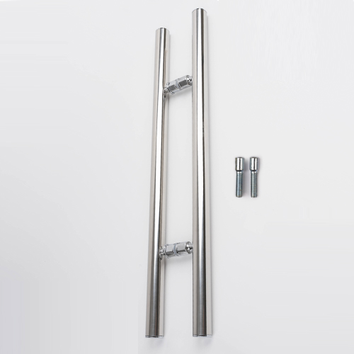 국내생산 철물파크 스텐 강화도어 H자 일자 손잡이 센터340mm 유리문 목문 철문, 1개, 현재가 14,300원