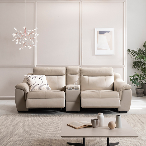 리바트 레가토 가죽 3인용 홈바형 리클라이너 소파 방문설치 2,214,000원