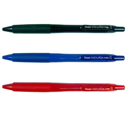 펜텔 비쿠냐 X 유성볼펜 0.5 0.7 BX105 BX107, 비쿠냐X 0.5, 블루 850원