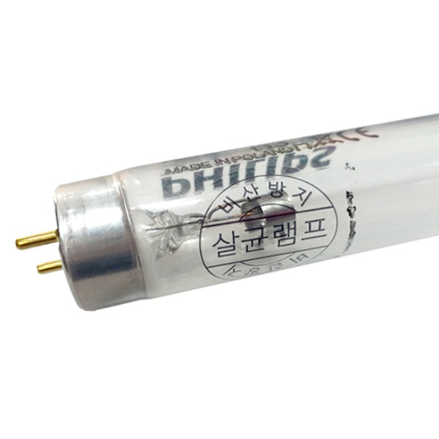 필립스 TUV 자외선 살균램프 비산방지코팅 15W G15 T8 (G13소켓) 칫솔살균기 식기건조기 젖병소독기 물 공기살균, 기타색, 1개 19,500원