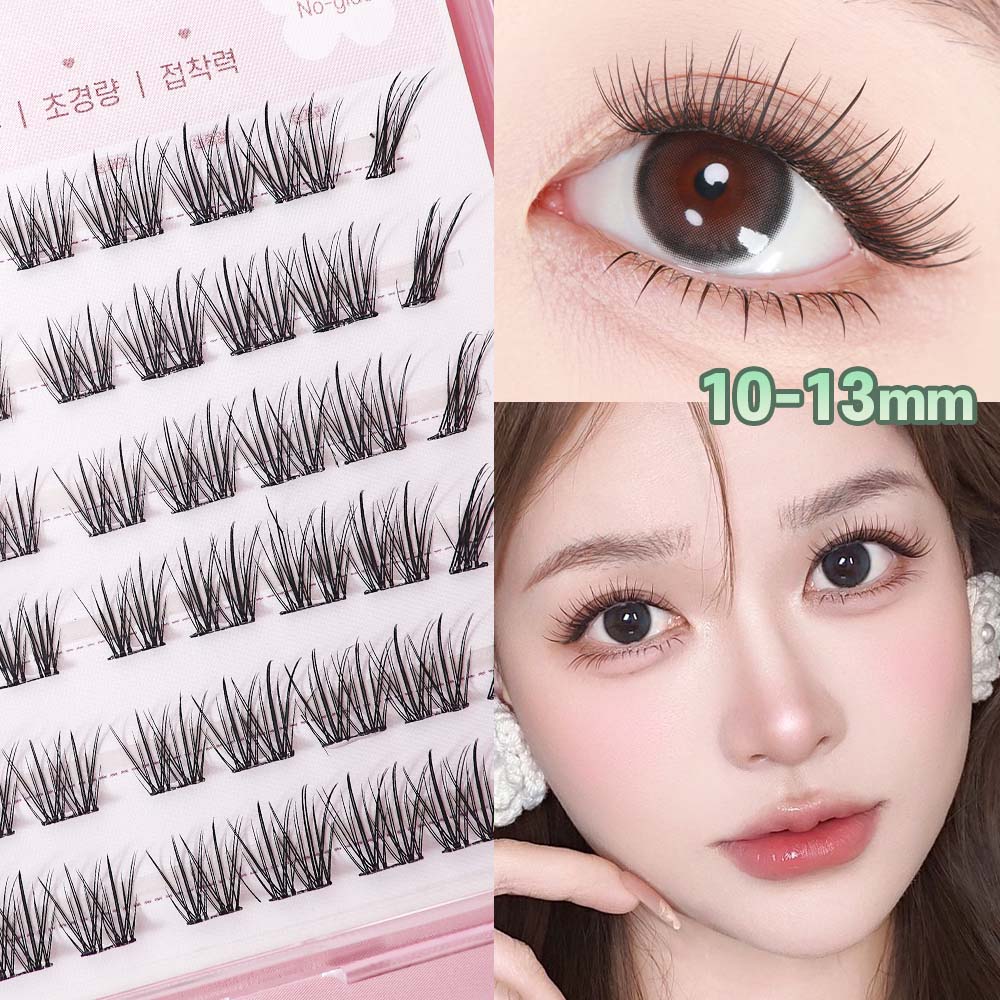 Binmei 초경량 노글루 속눈썹 데일리 얇은 자연스러운 속눈썹 풀없이 붙이는 속눈썹 재사용가능, 1개, 와일드 10,900원