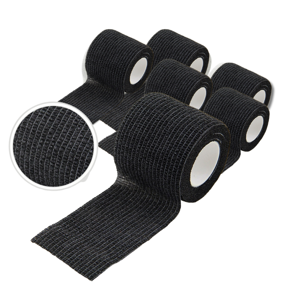 샤카스포츠 자가점착 밴드 블랙 / 5cmx4.5m, 3세트, 6개입 27,900원