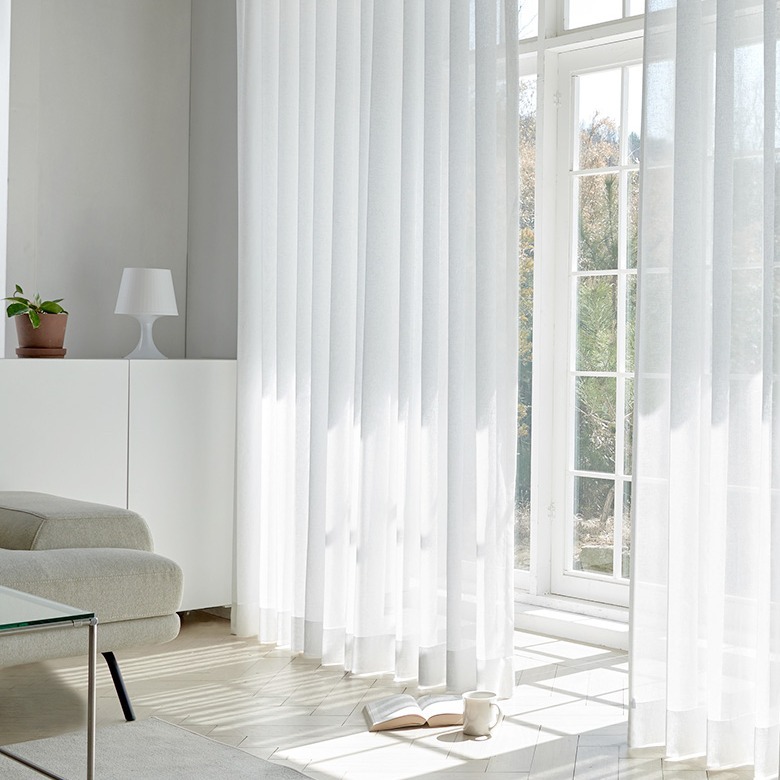 홈인홈 이지워시 스탠다드핏 높이조절 시어린넨 커튼 2p 106,420원