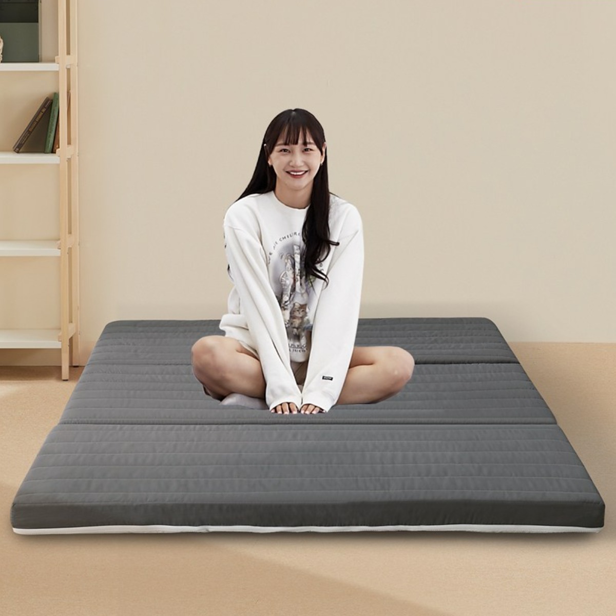 (당일출고+무료반품) 024홈 적당히 단단한 3단 접이식토퍼 매트리스 (보관가방 리뷰 이벤트) 111,800원