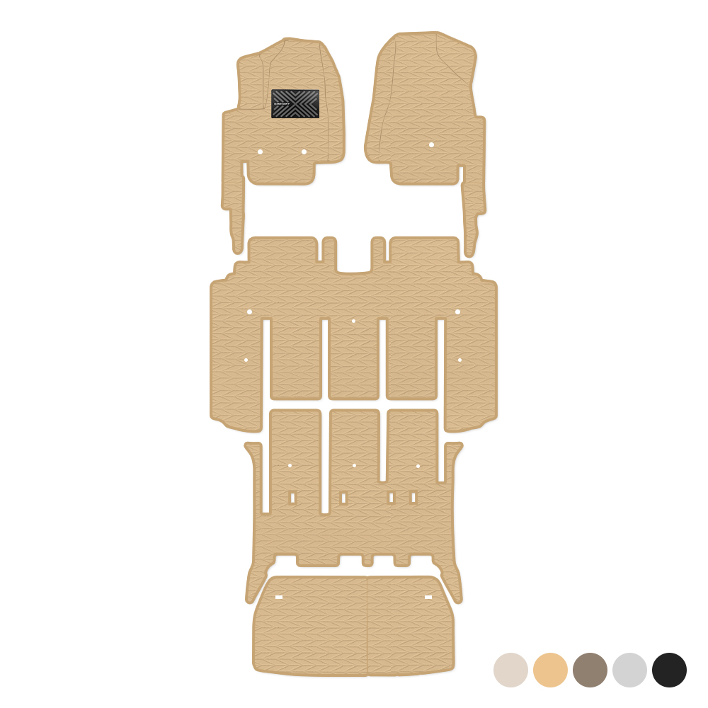 올뉴/더뉴 카니발 커스텀 리노 가죽 트립 카매트 DIY 190,000원