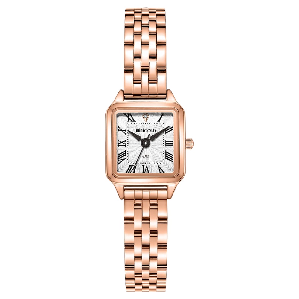 미니골드 여성용 가죽 사각 메탈 가죽밴드 시계 WSB020 67,830원