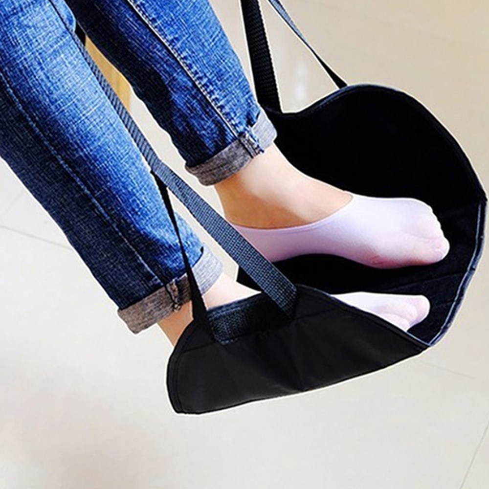 FOOI 비행기 발해먹 발받침대 사무실 발거치대 풋레스트 여행용 휴대용 발받침, 단일색상, 1개 6,970원