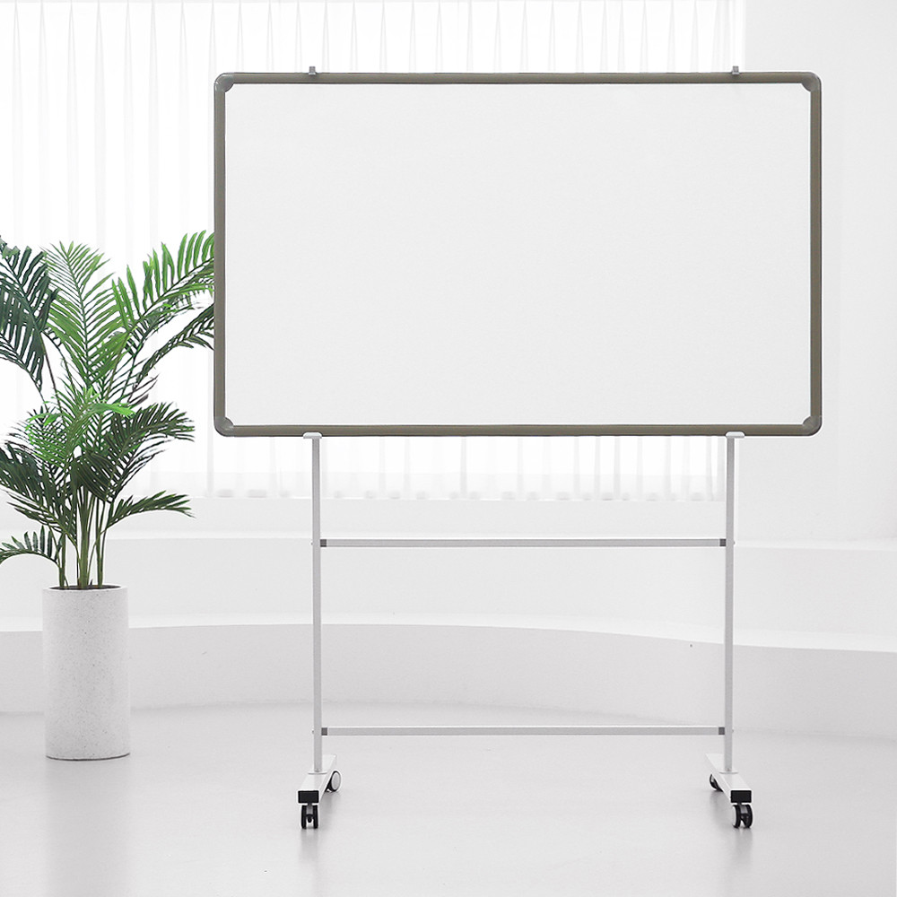 이동식 일반 화이트보드+스탠드 세트 이동식스텐드 거치대칠판 (알류미늄프레임)-대형 220,000원