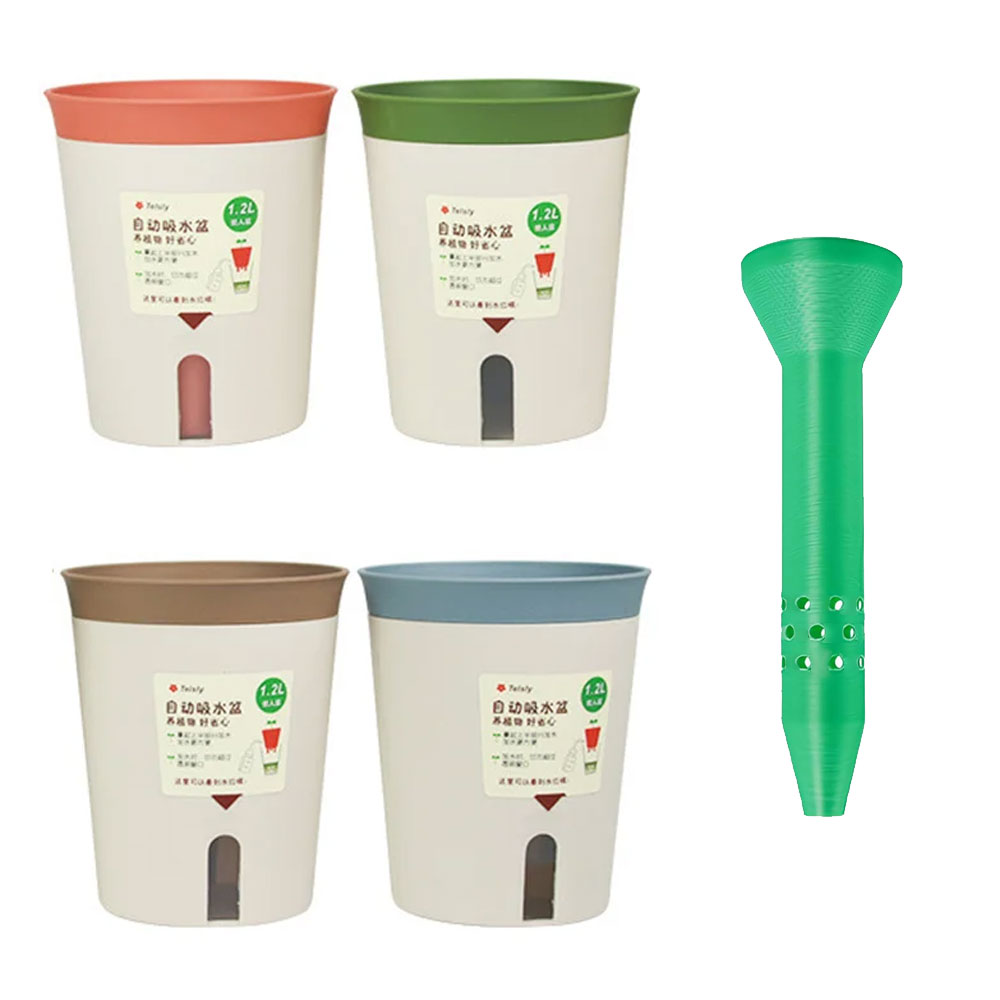 자동 물 흡수 저면관수 화분 초보 식물 키우기 간편한 자동 급수 원예 스마트 홈가드닝 베란다 정원 관리 화분세트 9,800원