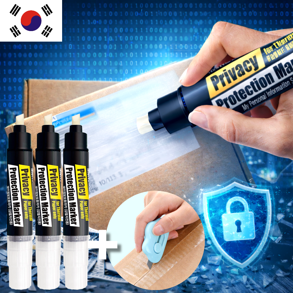 아마폴라 국산 대용량 택배 송장지우개 개인정보보호마카, 3개, 무색투명 10,380원