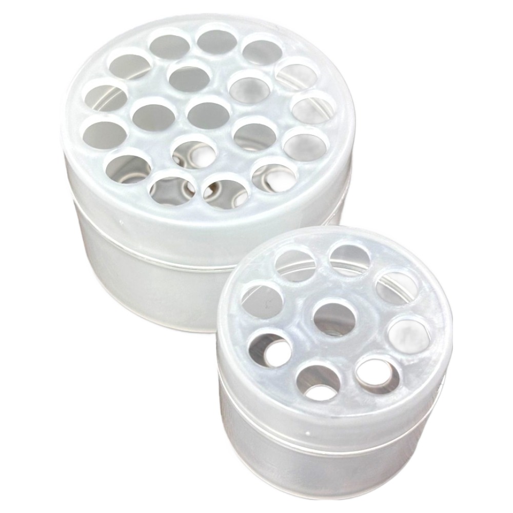 아워웍스 꽃줄기 나선형 꽃꽂이 홀더 투명 S(4.6 x 4 cm), M(6.5 x 5 cm) 2종 세트 4,400원