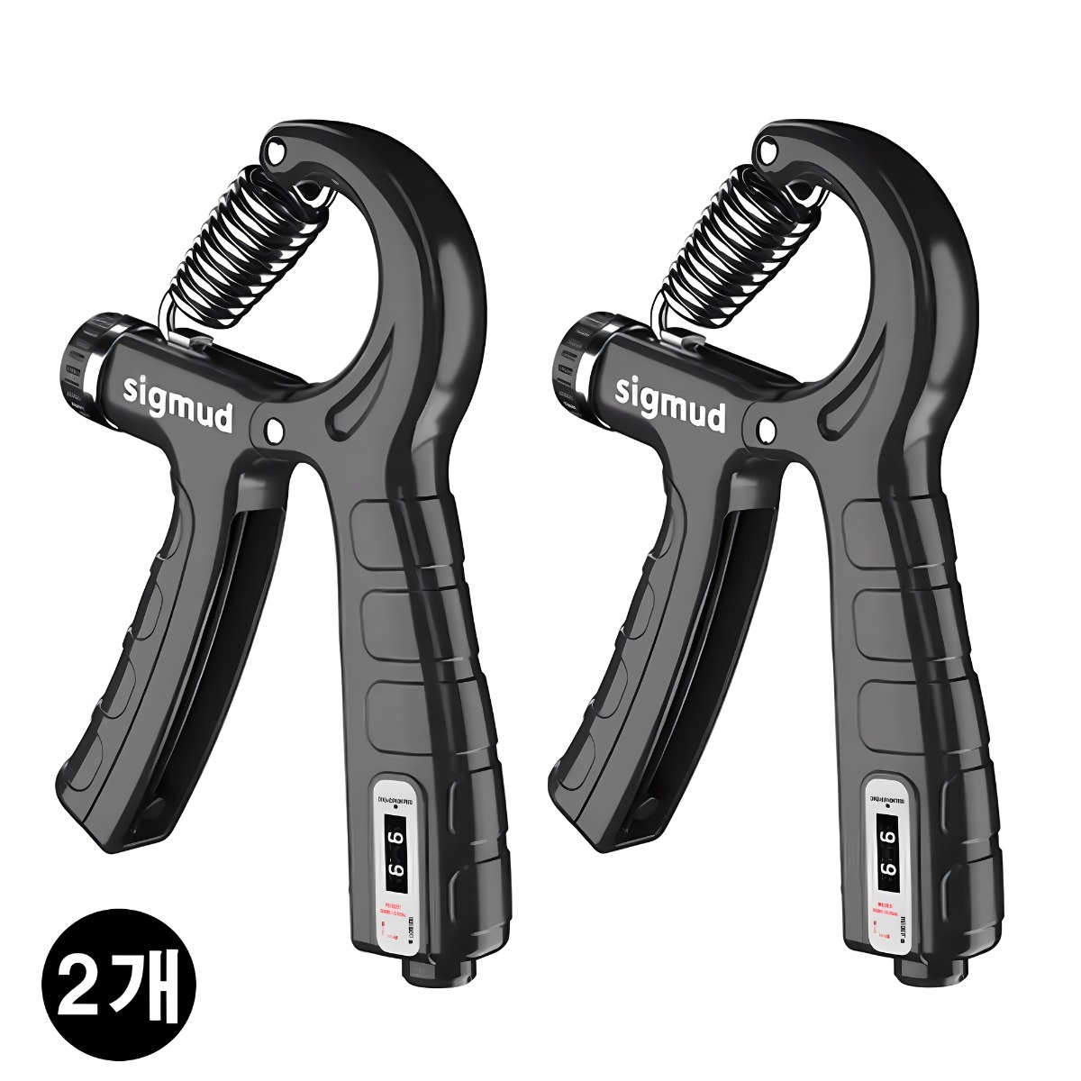 시그무드 카운트 손 악력기 손가락 완력기 2P, 블랙(black), 2개 9,350원