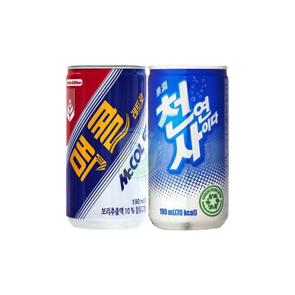 천연사이다 맥콜 190ml X 각 30캔/ 총 60캔 25,990원