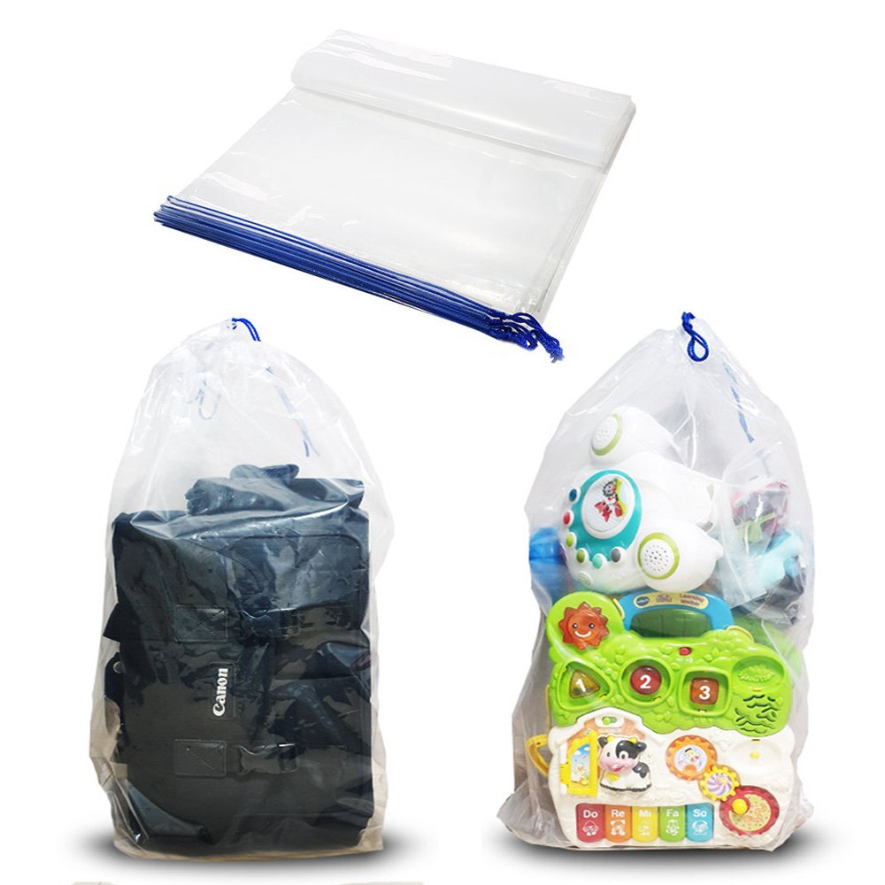 끈조임  투명 두꺼운 비닐봉투 53 x 80cm 12장 13,900원