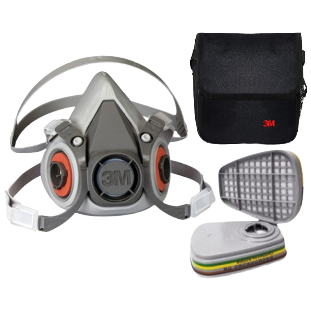 3M 방독마스크세트 방독면(6200)+방독필터(6006K)+방독면가방(반면형) 52,900원