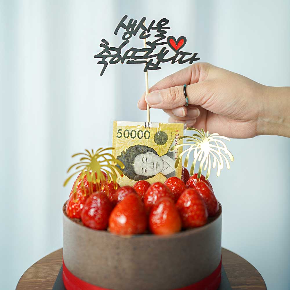 [차렌시아] 돈 나오는 케이크 돈 뽑는 용돈 박스 반전 케이크 돈티슈 만들기 DIY세트 15,900원