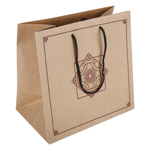 [도시락쇼핑백] 종이끈 도시락 대 꽃 50ea 45,000원