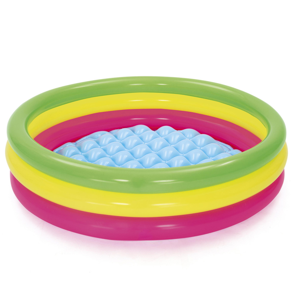 베스트웨이 3단 무지개 엠보싱 에어풀장 BW51104, 혼합색상, 1개 11,500원