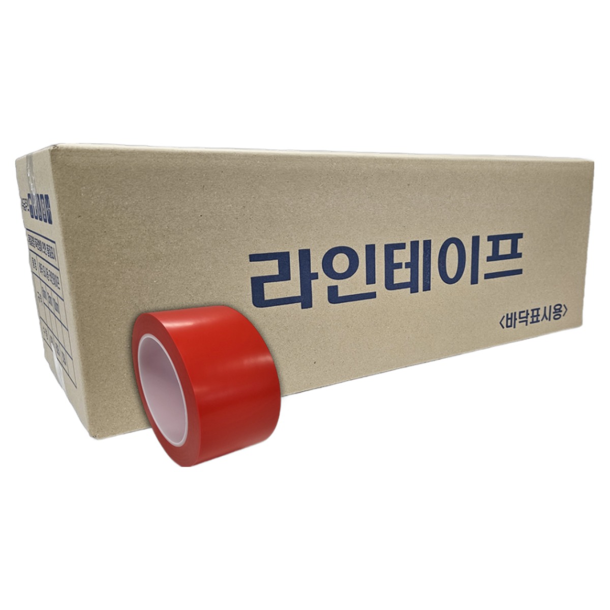 프로테이프 라인테이프 48mm*30M 빨강 1박스 (40개), 바닥라인테이프 PVC 안전 경계 주차표시 구획 동선 사선, 40개 98,000원