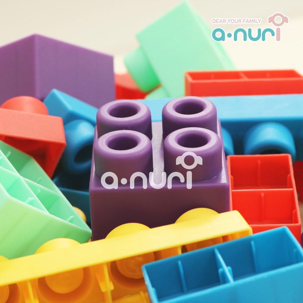 아누리 소프트 블럭 유아 오감발달 장난감, 1개 64,000원