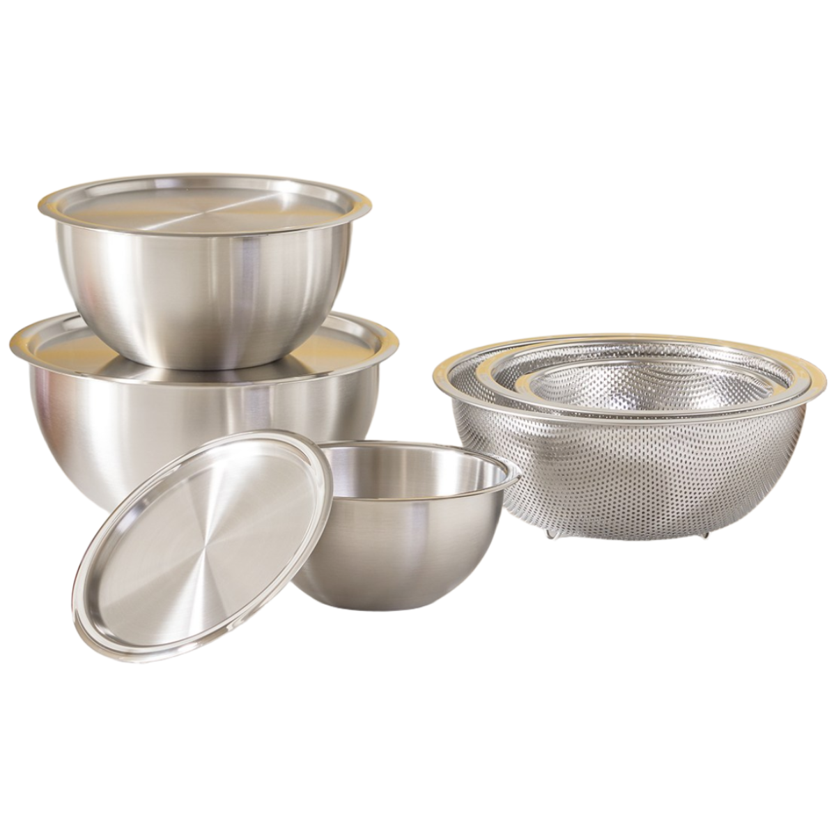 에버스텐 믹싱볼+채반 세트 야채보관 고기양념 153,000원