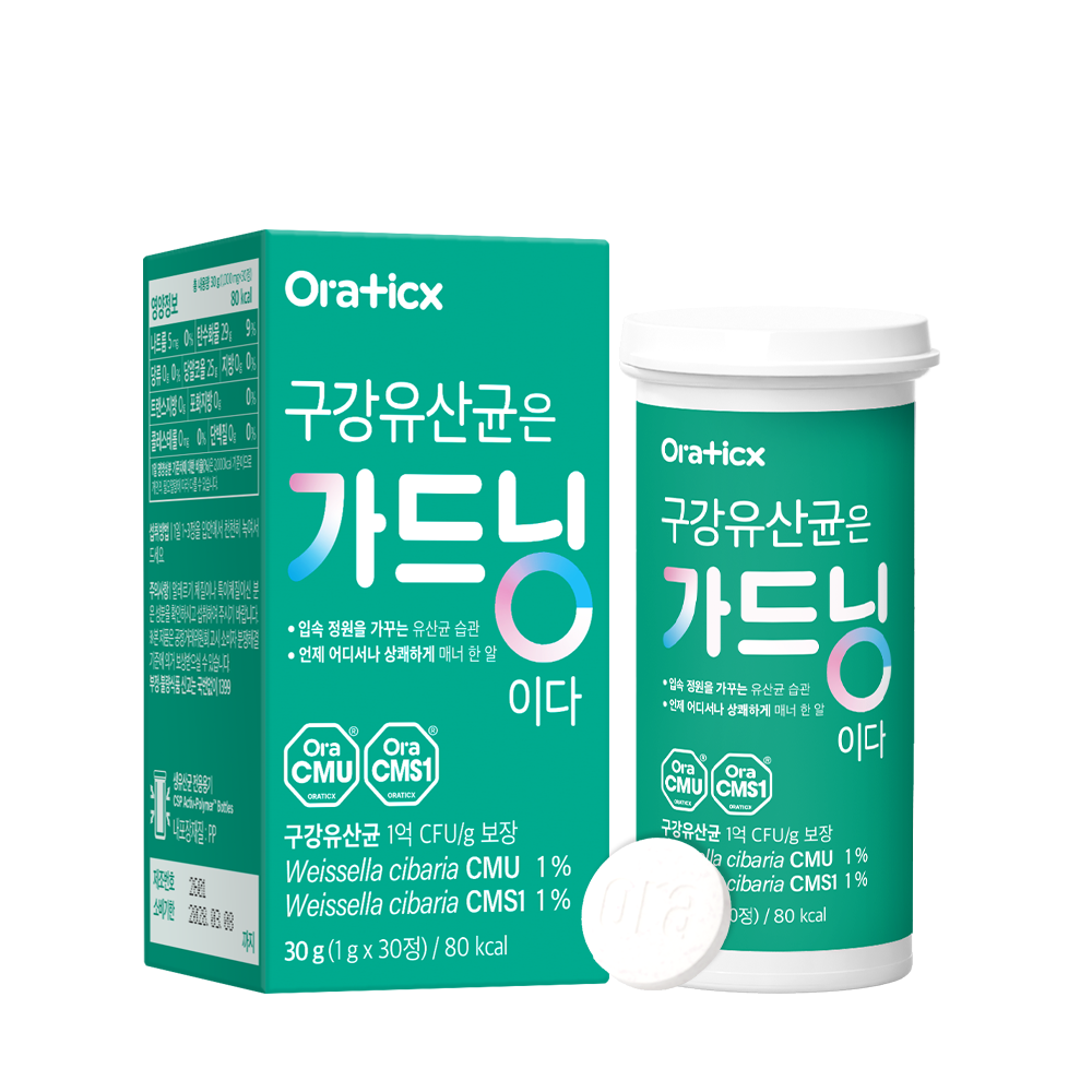 오라틱스 가드닝이다 구강유산균 1억 보장, 1개, 30정 15,000원