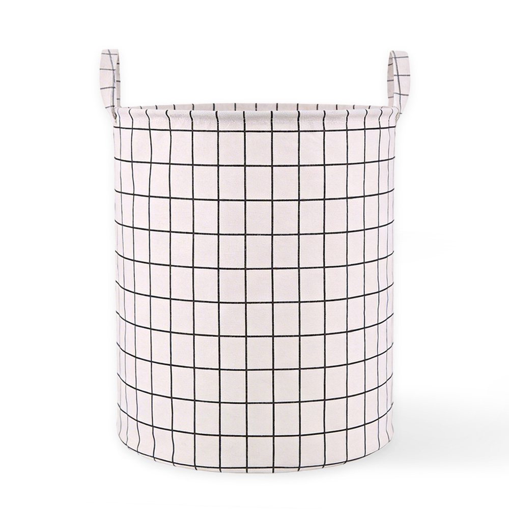 접이식 패브릭 대용량 다용도 빨래 바구니 손잡이가 편리한, 흰색, 1 6,000원