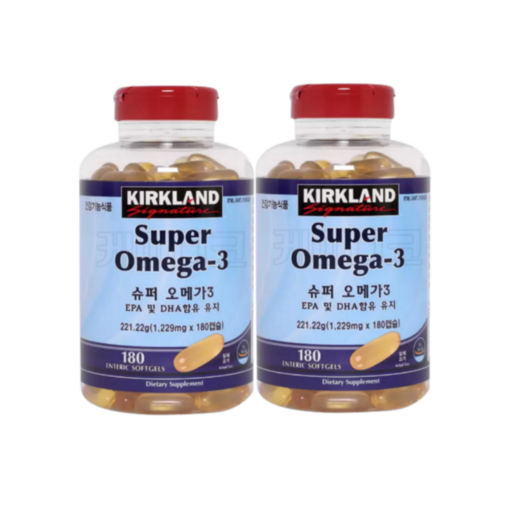 커클랜드 오메가3 EPA DHA 180X 2통, 180정, 2세트, 현재가 79,500원