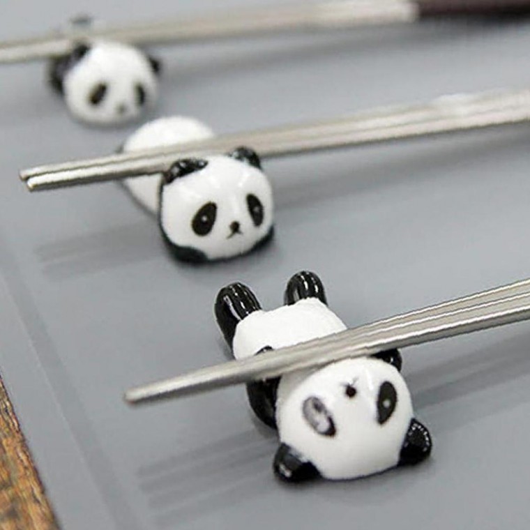 푸름살림 도자기 컴팩트 판다 젓가락 받침 3개 구성 1P 받침대 장식품 18,630원