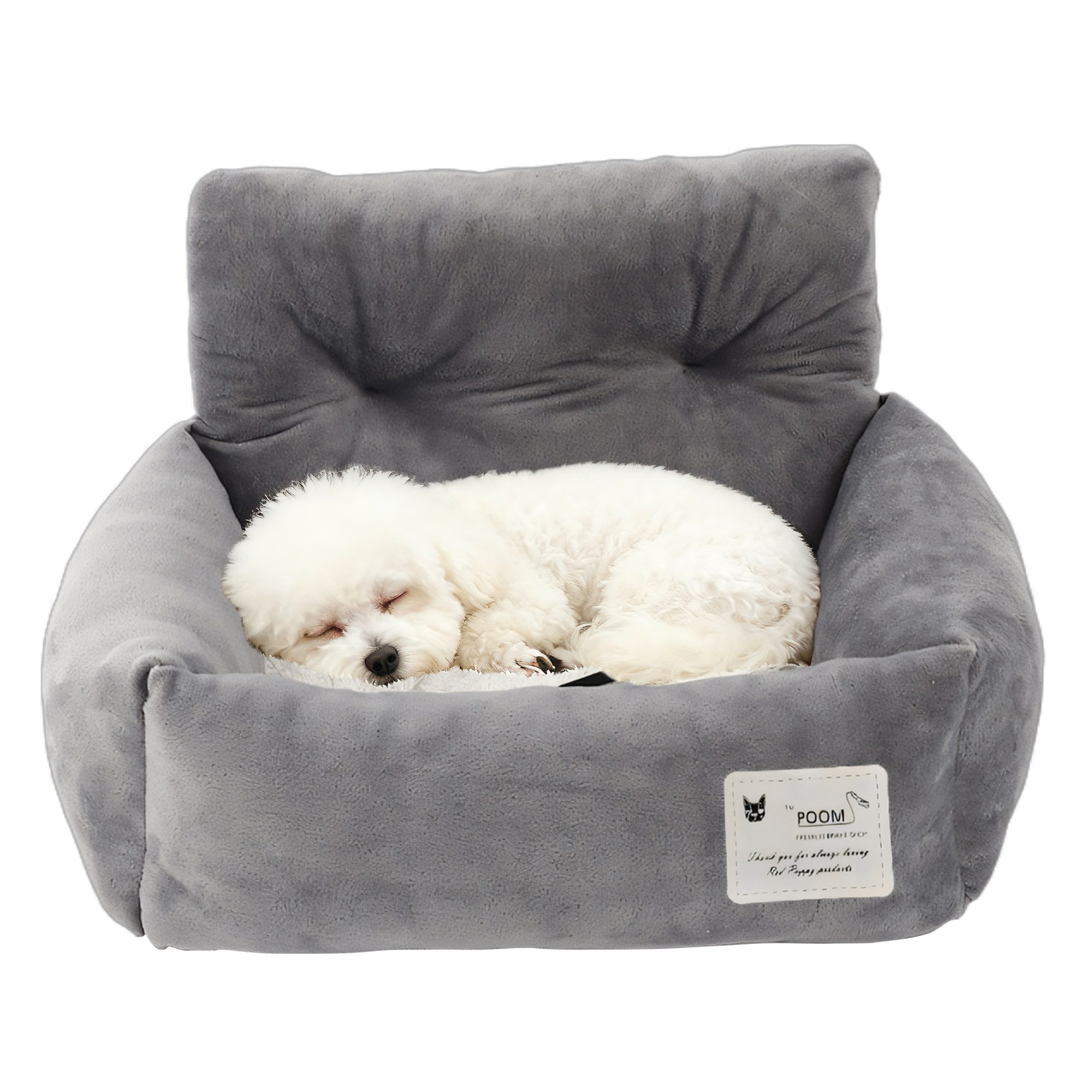 RUNDX 강아지 차량용 카시트 조수석 뒷자석 풀커버, 1개, 그레이, 현재가 28,900원