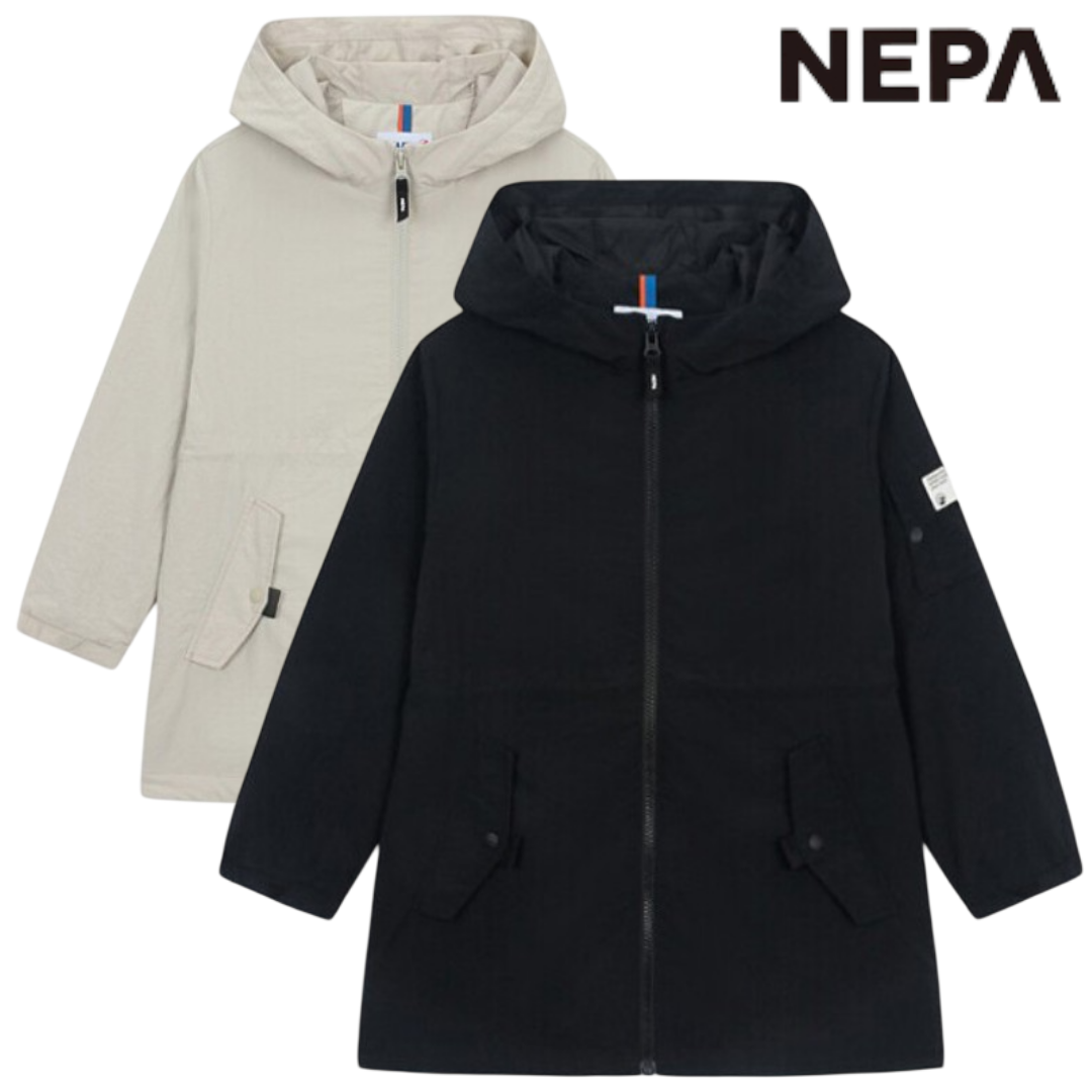 [백화점발송] 네파 키즈 후드 자켓 봄 간절기 초등 등원룩 남아 여아 집업 중기장 방풍 점퍼 75,000원