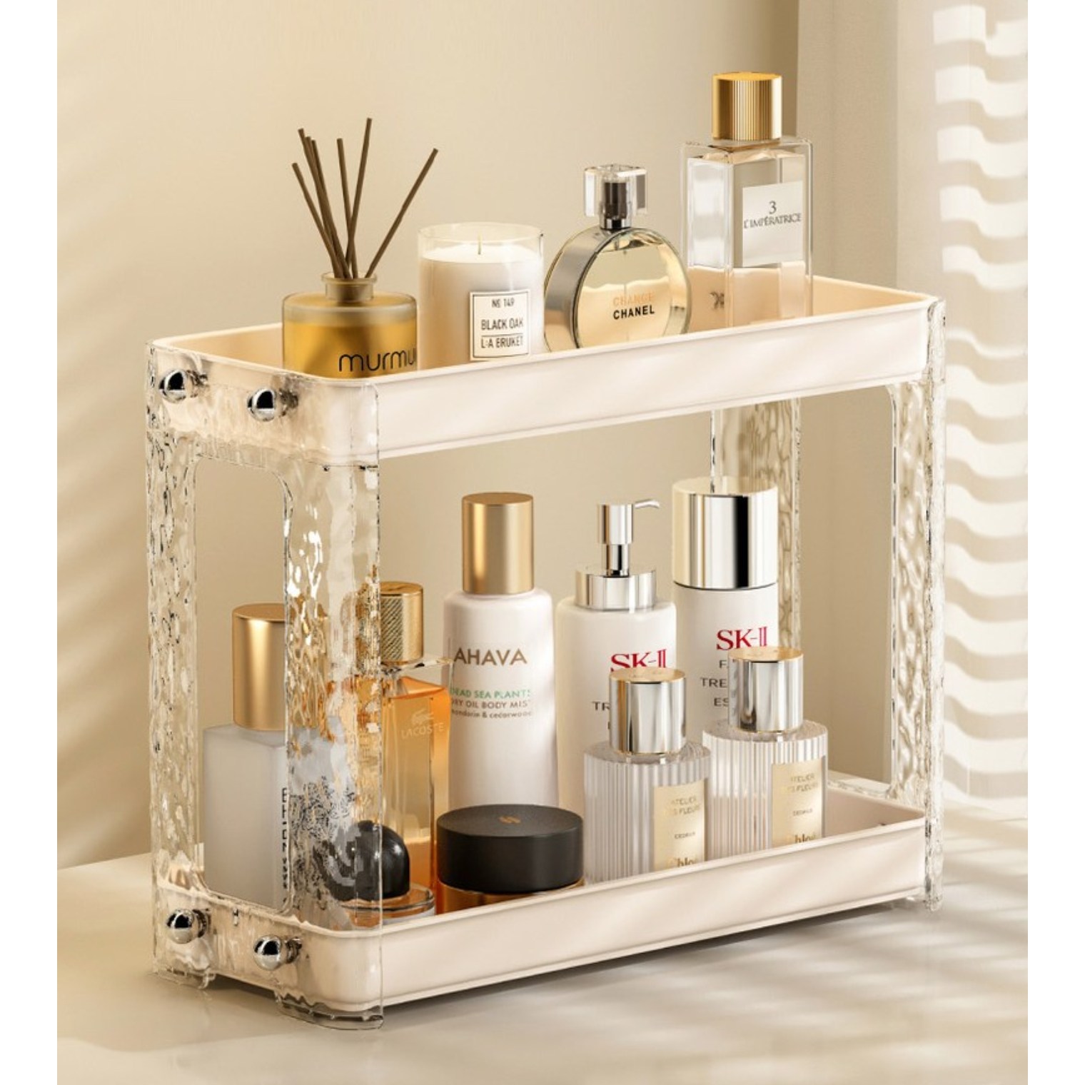 에디노크 화장품 정리함 향수 보관함 아크릴 투명 선반 16,000원