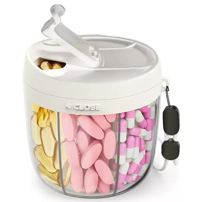 영양제 소분 케이스 일주일 휴대용 약통, 화이트, 1개 14,500원