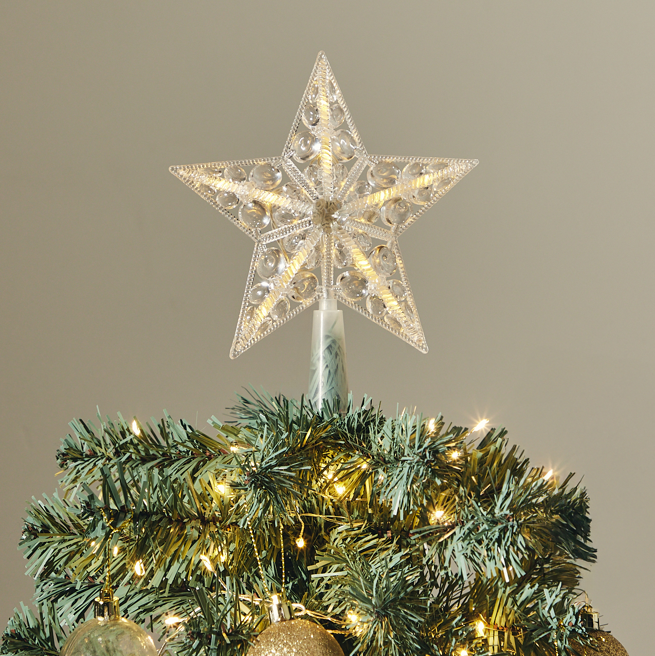 크리스마스 LED 트리 탑퍼 별 조명 건전지 타입 17cm 8,190원